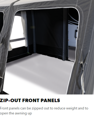 Dometic Rally AIR Pro 330 M Inflatable static awning, 3.3 m width