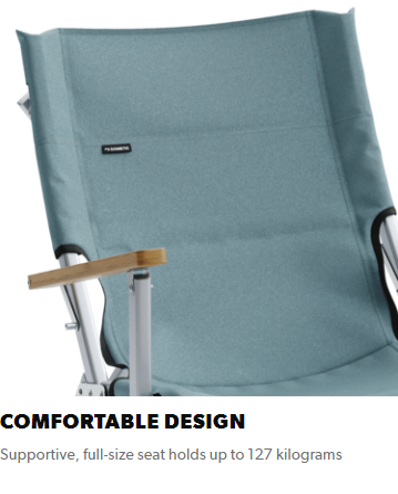 Dometic GO Compact Camp Chair Compact Camp Chair, Glacier