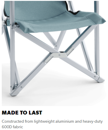 Dometic GO Compact Camp Chair Compact Camp Chair, Glacier